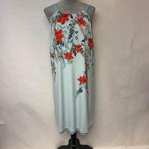 Whitehouse Blackmarket Floral Shift Bloom Core Vacation Resort Women’s Size XL